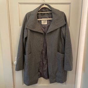 Tommy Hilfiger grey wool pea coat